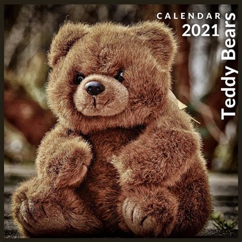 Teddy Bears Calendar 2021 12 Month Calendar With Many Colorful Photos