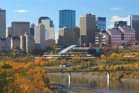 Edmonton Skyline In Autumn Picture This Framing And Gallery
