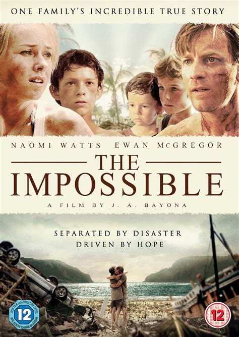 The Impossible Dvd 2013 Uk Ewan Mcgregor Naomi Watts