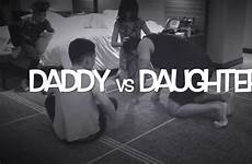 daughter wrestling vs daddy sock