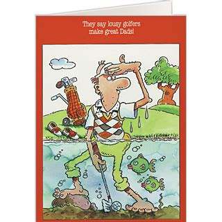 Your dad deserves the best, so celebrate his birthday by giving him one of our best birthday wishes for dad! Great Dad Golf Father's Day Card, Golf Cards for Dad | On ...
