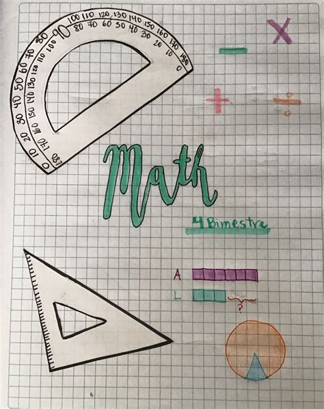 Math Notebook Cover Math Notebook Cover Math Notebook Math Notebooks