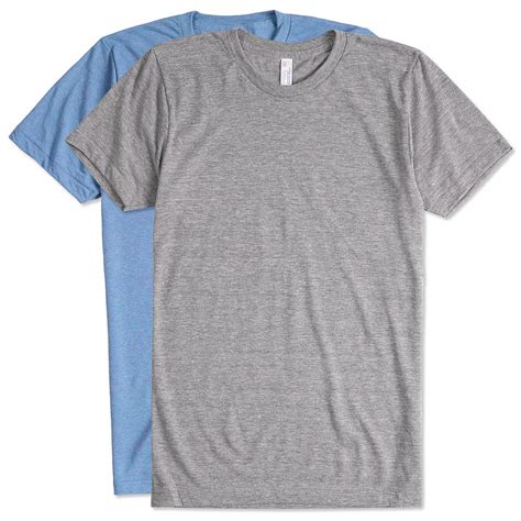 Custom American Apparel Tri Blend T Shirt Design Short Sleeve T