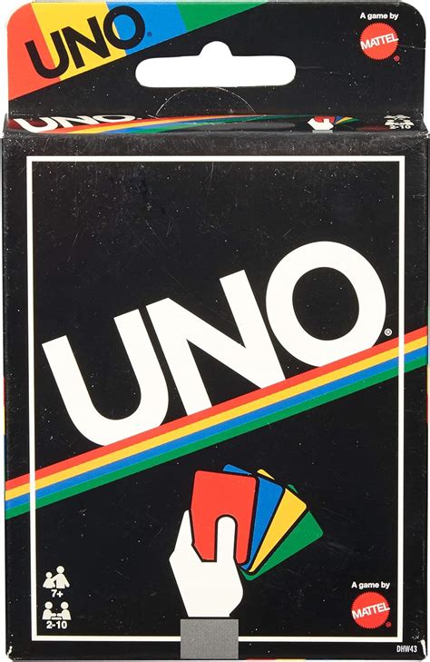 Uno Card Game Retro Edition By Mattel Mx Juegos Y Juguetes
