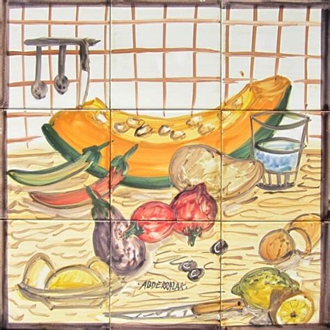 Kitchen Fruit Backsplash 9 Tile Ceramic Mosaic Overstock 3553366