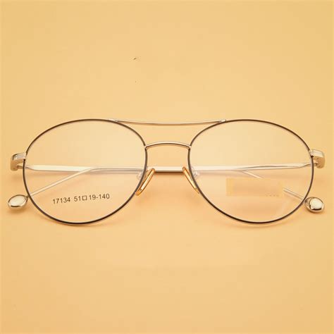 Tfj Fashion Women Titanium Glasses Frames Men Brand Titanium Eyeglasses