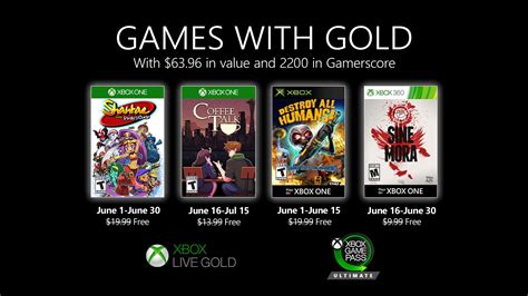 Games With Gold Giugno 2020 Nuovi Giochi Gratis Per Xbox One E Xbox