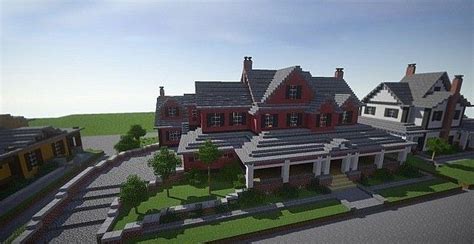 Maybe you would like to learn more about one of these? Red Old Mansion | Minecraft house designs, Minecraft ...