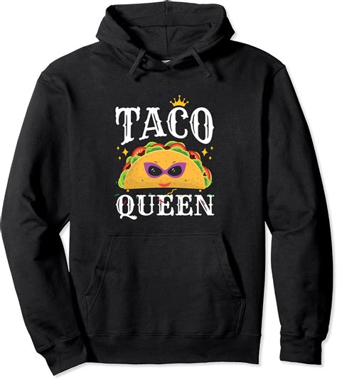 Amazon Com Taco Queen Women Tacos Mexican Food Crown Taco Lover