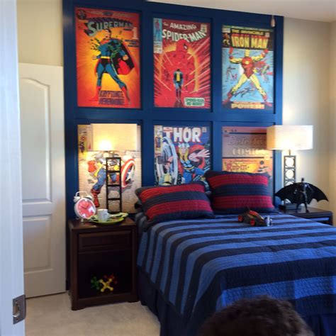 Love This Super Hero Room For My Sons Marvel Room Marvel Bedroom