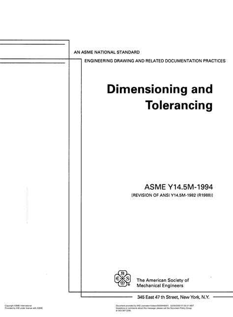 Solution Asme Y14 5m 1994 Dimensioning And Tolerancing Studypool