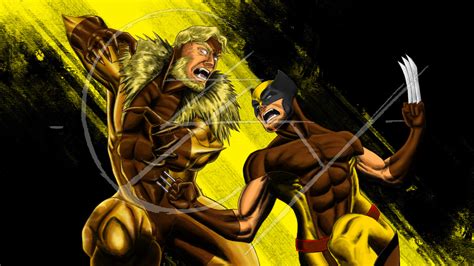 Wolverine Vs Sabretooth Wallpapers Wallpaper Cave