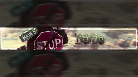 Rust Free Rust Banner Template Photoshop Youtube