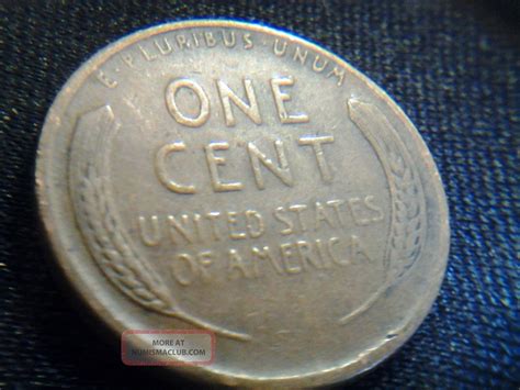 1944 Dds 1c Lincoln Wheat Cent Multi Error Coin Overmintmark And