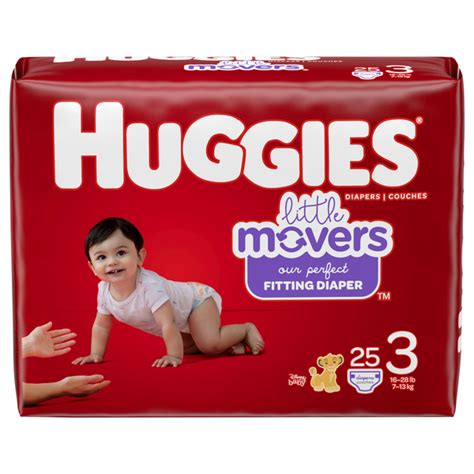 Save On Huggies Little Movers Size 3 Diapers 16 28 Lbs Order Online