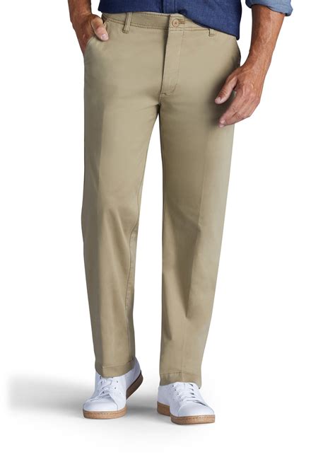 George Mens And Big Mens Premium Regular Fit Khaki Pant