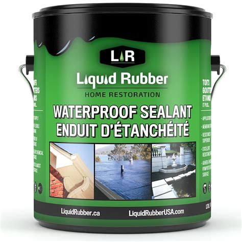 Liquid Rubber Waterproof Sealant - Indoor & Outdoor Coating - Easy to