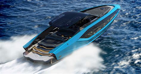 Tecnomar Launches 4000hp V12 Lamborghini Yacht