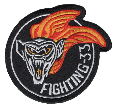 VF-33 Aviation Fighter Attack Squadron Thirty Three Patch | Squadron Patches | Navy Patches ...