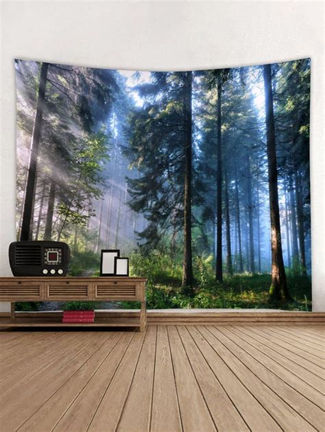 3d Forest Print Tapestry Art Decoration Tapestry Art Forest