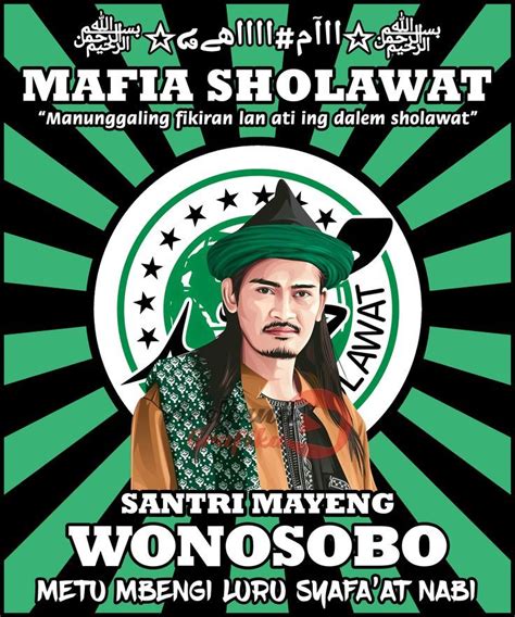 Mafia Sholawat Bendera Desain Sampul Album Penyimpanan Foto