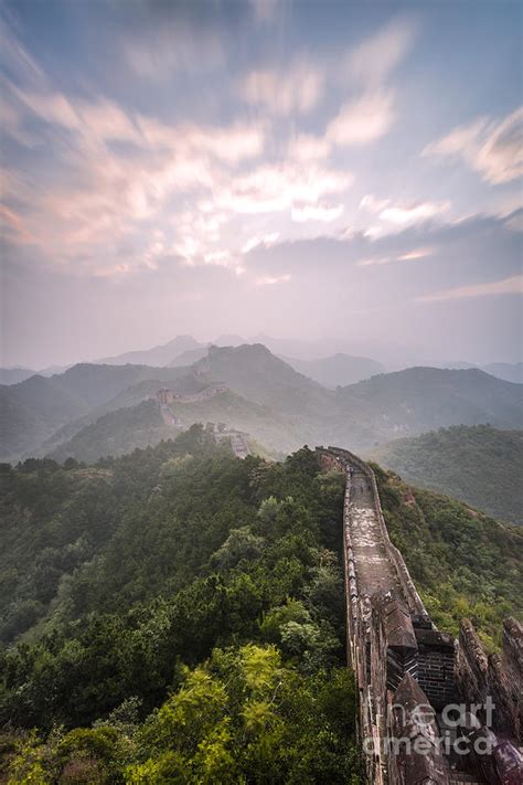 Sunrise Over The Great Wall Of China Photograph By Matteo
