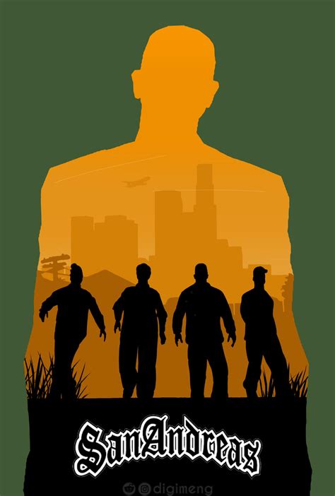 I Made A Minimalist Gta San Andreas Poster Rgtasa