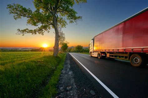 Semi Truck Sunset Stock Photos Pictures And Royalty Free Images Istock