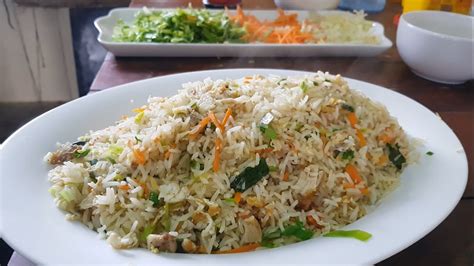 Street Food Sri Lankan Chicken Fried Rice Restaurant Style Youtube
