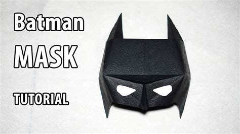 Easy Origami Batman Mask Tutorial Diy Henry Phạm Batman Mask