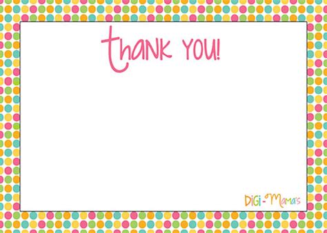 6 Best Images Of Thank You Note Printable Template Printable