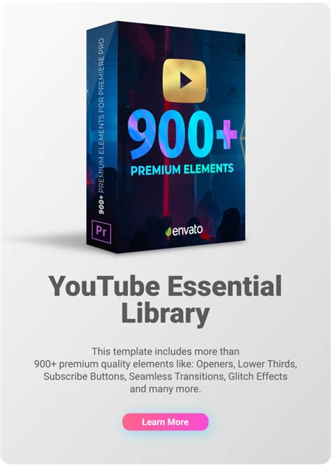 Rgb splits, noise, movement distortions, flickering and many more styles. Youtube Pack - Transitions & Assets - Videohive 27009072 ...