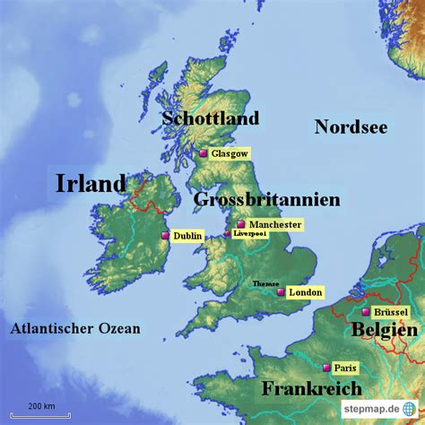 Over 100,000 english translations of german words and phrases. Grossbritannien von avicula - Landkarte für Deutschland