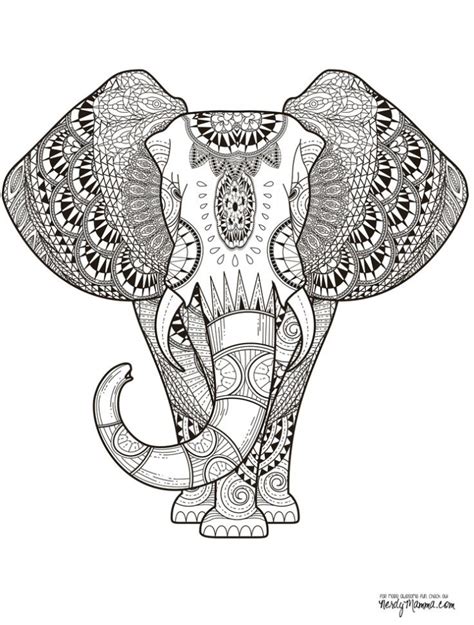 Get This Mandala Elephant Coloring Pages 2x5cf43
