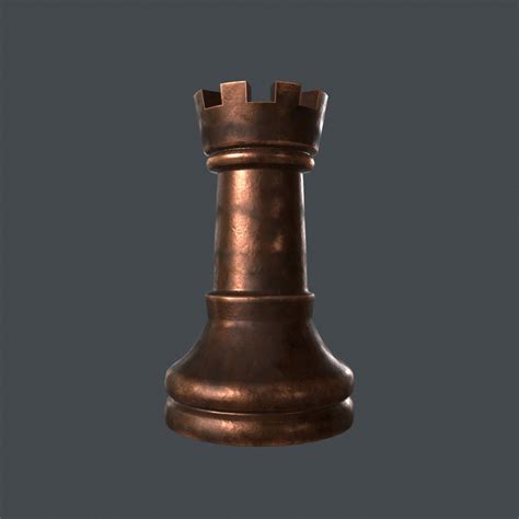 Rook Chess Piece 3d Model Turbosquid 1515333