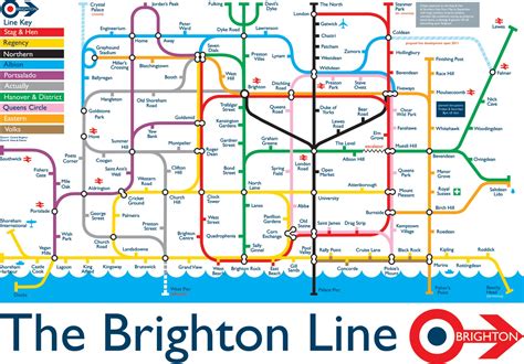 Brighton Illustrator Creates City Underground Map The Argus