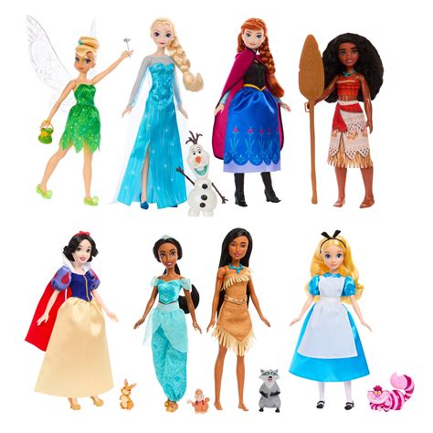 Mattel Disney Disney 100 Years Of Wonder 8 Doll Set Moana