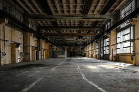 Industrial Interior Of An Old Factory Stock Image Image Of Large