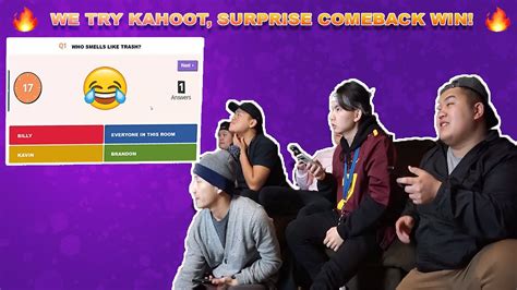 We Tried Playing Kahoot Ft Friends Youtube