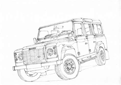 Land Rover Drawing At Explore Collection Of Land