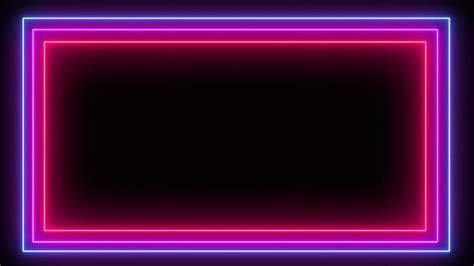 🟣🎶 Neon Retro 80s 90s Flickering Frame Vj Loop Video Background For