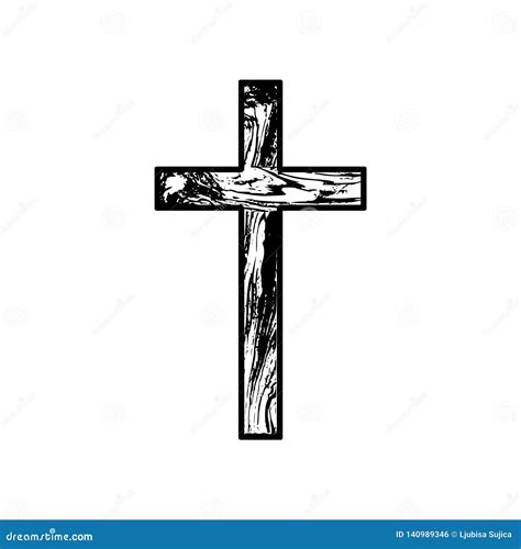 Rugged Wooden Cross Stock Illustrations 23 Rugged Wooden Cross Stock