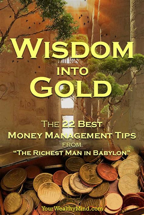 Money manager ex is a program that allow users to create multiple accounts, add transactions, categories and reports. Wisdom into Gold: The 22 Best Money Management Tips from ...