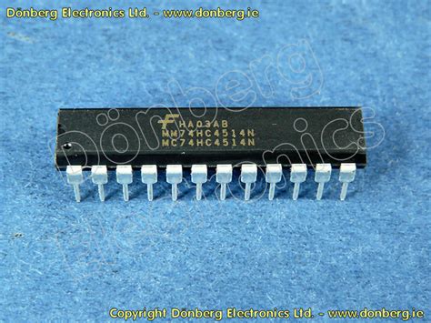 Semiconductor Mm74hc4514n 4 To 16 Line Decoder With Latch Uk Gbp