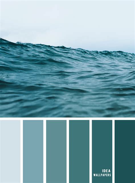 12 Beautiful Blue Teal Color Combos Deep Green Sea