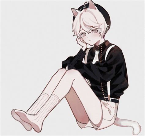 Twitter In 2021 Cute Anime Guys Anime Cat Boy Cute Anime Character