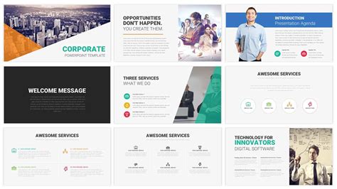 Aurora offers a sample of 15 unique slides in a cool blue corporate powerpoint designs. Best Corporate PowerPoint Templates | Slidebazaar