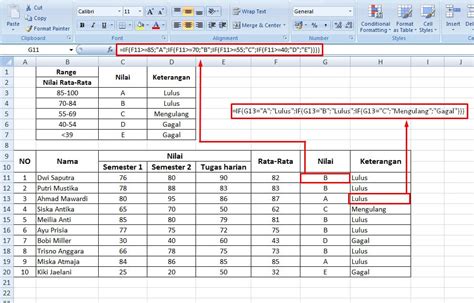 Rumus Fungsi Excel Untuk Menentukan Nilai Tertinggi Atau Terbesar