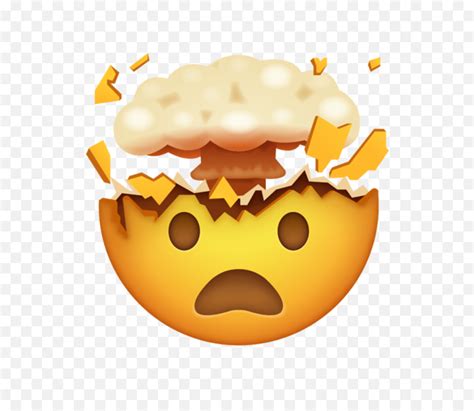 Exploding Face Emoji Free Download All Emojis Island Mind Blown Emoji