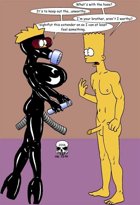 Rule 34 Bart Simpson Bondage Outfit Color Female Femdom Human Humiliation Lisa Simpson Male